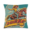 Baha Ranch Saddle Up Velvety Soft Pillow Case Made in America Baha Ranch Western Wear