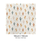 Cactus Velvety Soft Throw Pillow Case Made in America Baha Ranch Western Wear