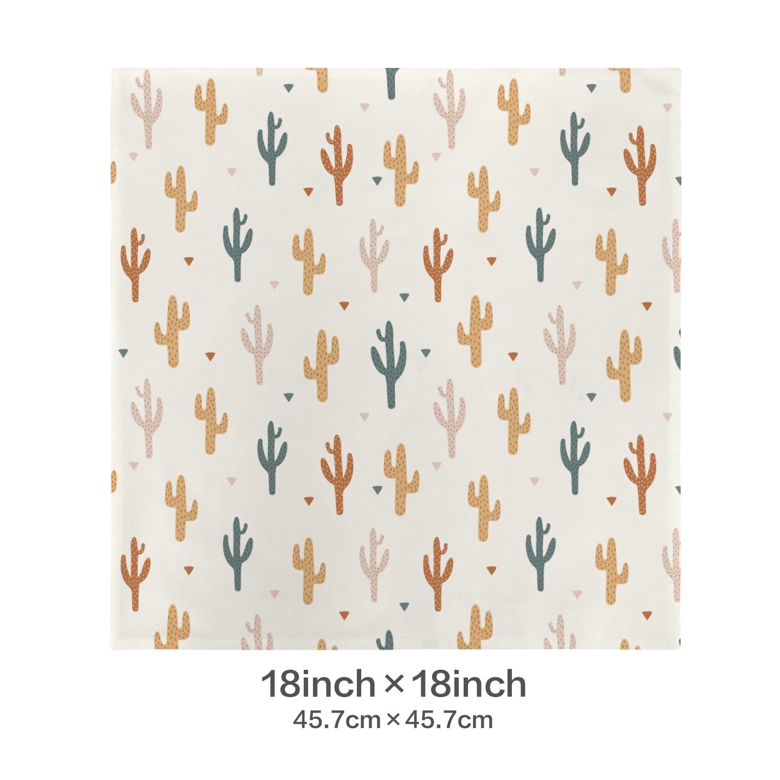 Cactus Velvety Soft Throw Pillow Case Made in America Baha Ranch Western Wear