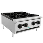 100,000 BTU Commercial Gas Hot Plate 4 Burner NG LP