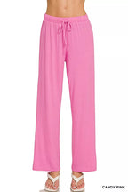 Zenana V-neck Oversized Top & Pants Set
