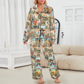 Baha Ranch Colores de Mexico Pictures of the Southwest Satin Pajamas Baha Ranch Western Wear