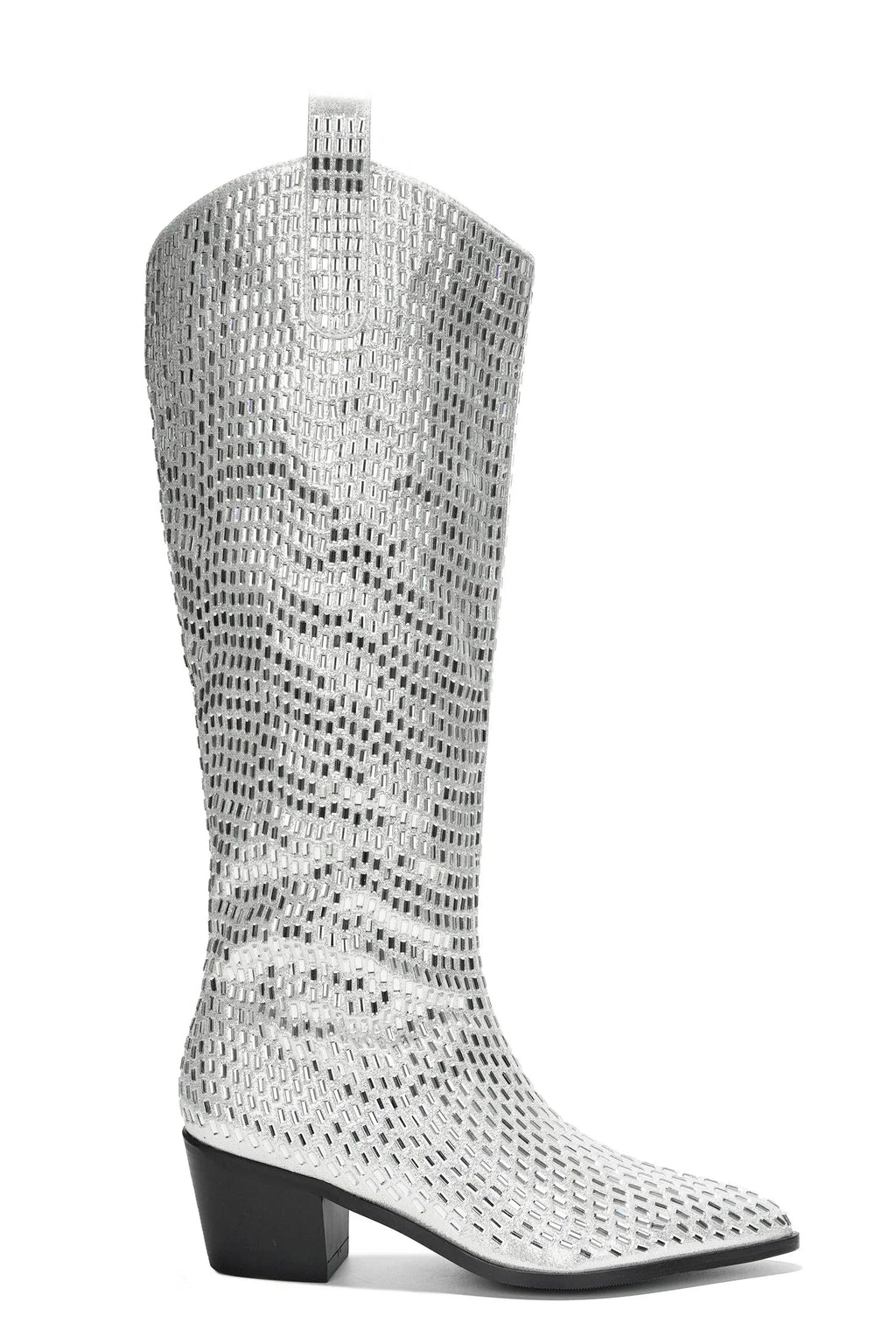 Blazing Boots - Blue or Silver -  Cowgirl Sparkle Holiday Western Baha Ranch Western Wear