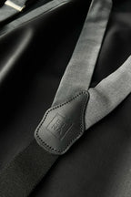 Sophia Grey Ultra-Fine Virgin Wool Suspenders ETNA