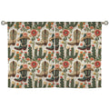 Cactus and Boots Curtains 28"x40" (2-Piece) Made in America Baha Ranch Western Wear