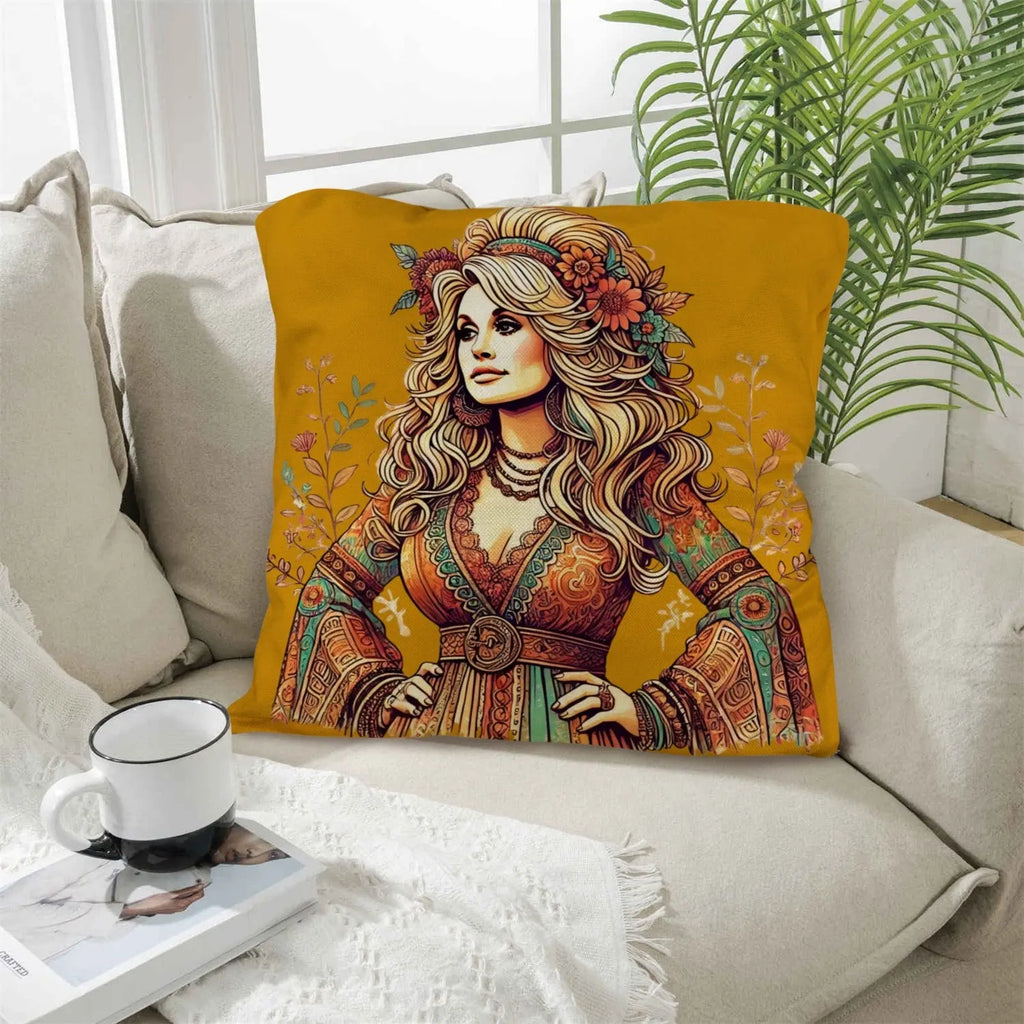 Retro Dolly Pillow Case Made in America Baha Ranch Western Wear