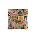 Baha Ranch Retro Pop Western Collage Pillow Case Made in America Baha Ranch Western Wear