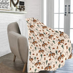 Cowboy Rodeo Western Micro Fleece Blanket 60" x 80" Made in America Baha Ranch Western Wear