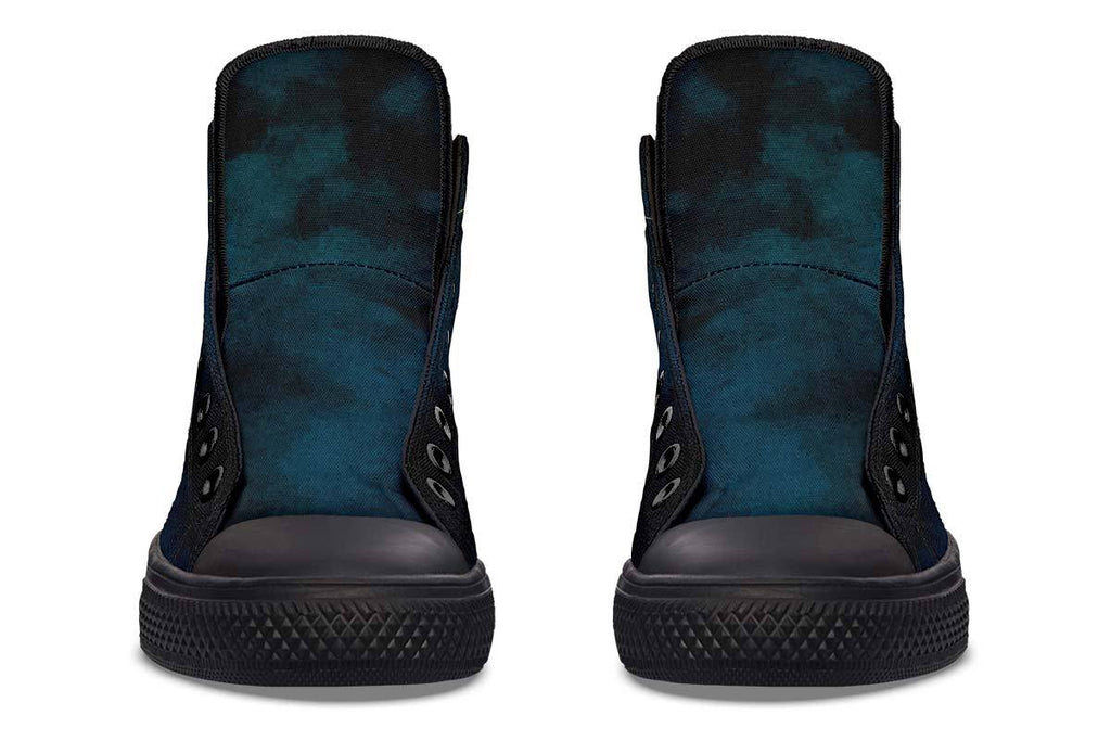 Printed Couple High-top Canvas Shoes