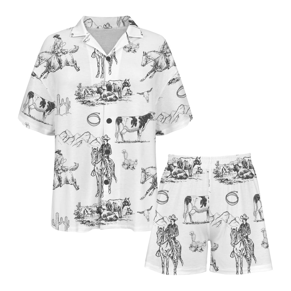Baha Ranch Ranch Life Women's Pajama Set Made in America Baha Ranch Western Wear