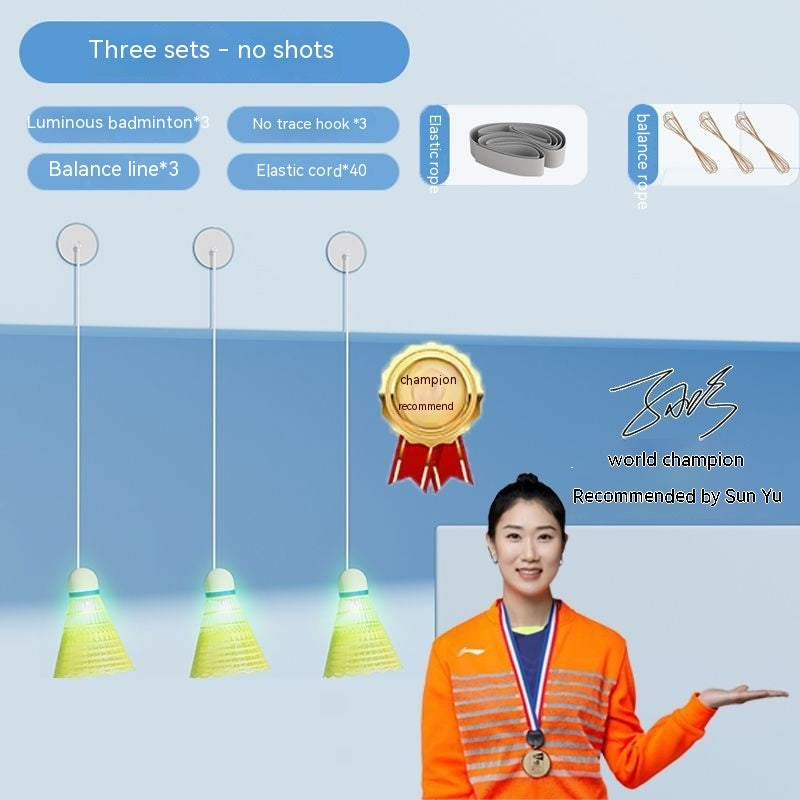 Strength Practice Fitness Sparring Rebound Badminton Trainer