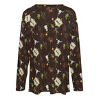 Baha Ranch Western Print Long Sleeve Tee Baha Ranch Western Wear