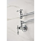 Wall Mount Folding Kitchen Pot Filler Faucet