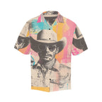 Baha Ranch Retro Pop Western Cool Cowboy Men's Camp Shirt Baha Ranch Western Wear