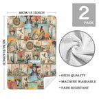 Colores de Mexico Pictures of the Southwest Set of 2 Dish Towels Made in America Baha Ranch Western Wear