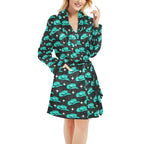 Turquoise Cowgirl Hat Women's Western Bath Robe Baha Ranch Western Wear