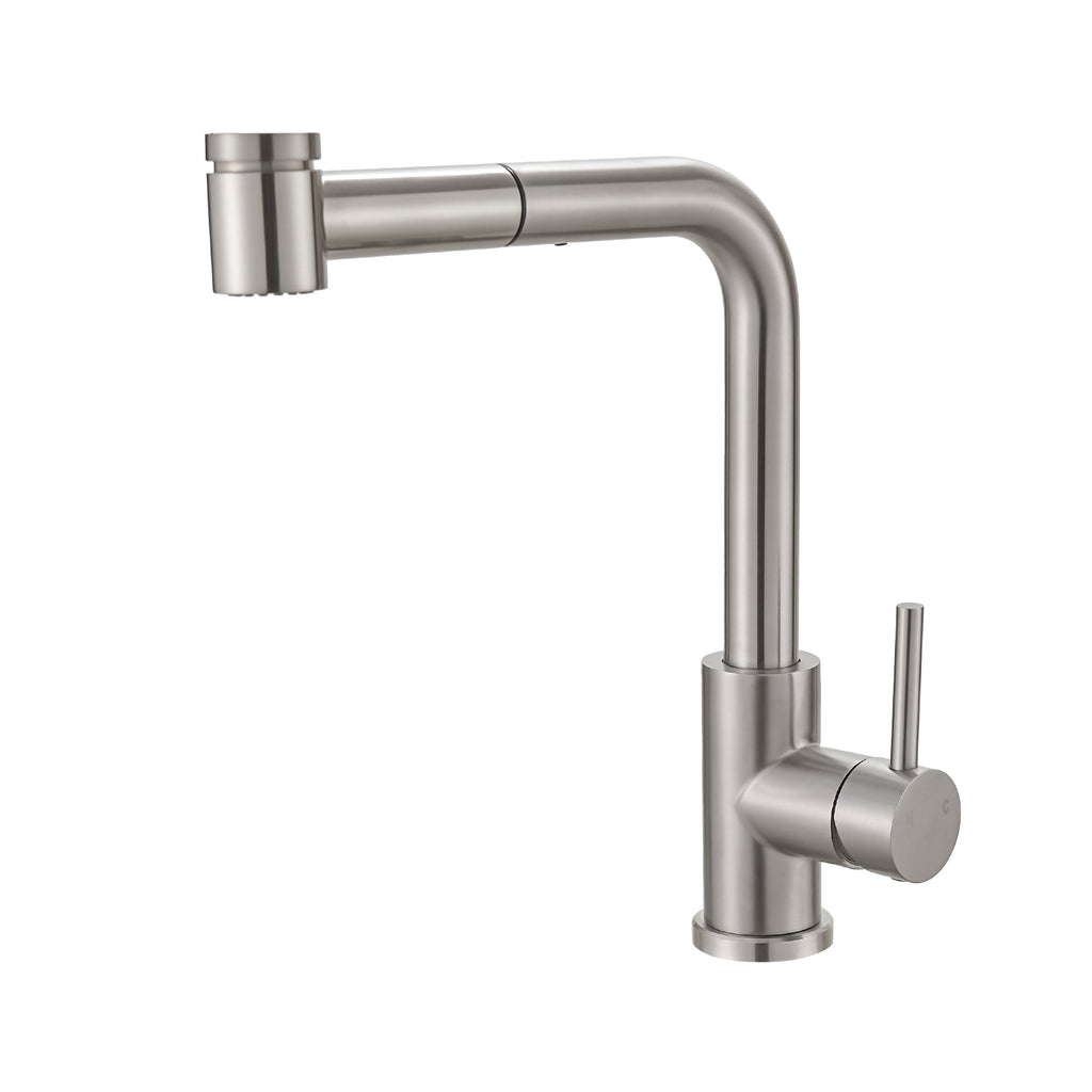 Sink Faucet, Black Kitchen Faucets with Pull out Sprayer, Bathroom Sink Faucets Mini Bar Prep Faucet