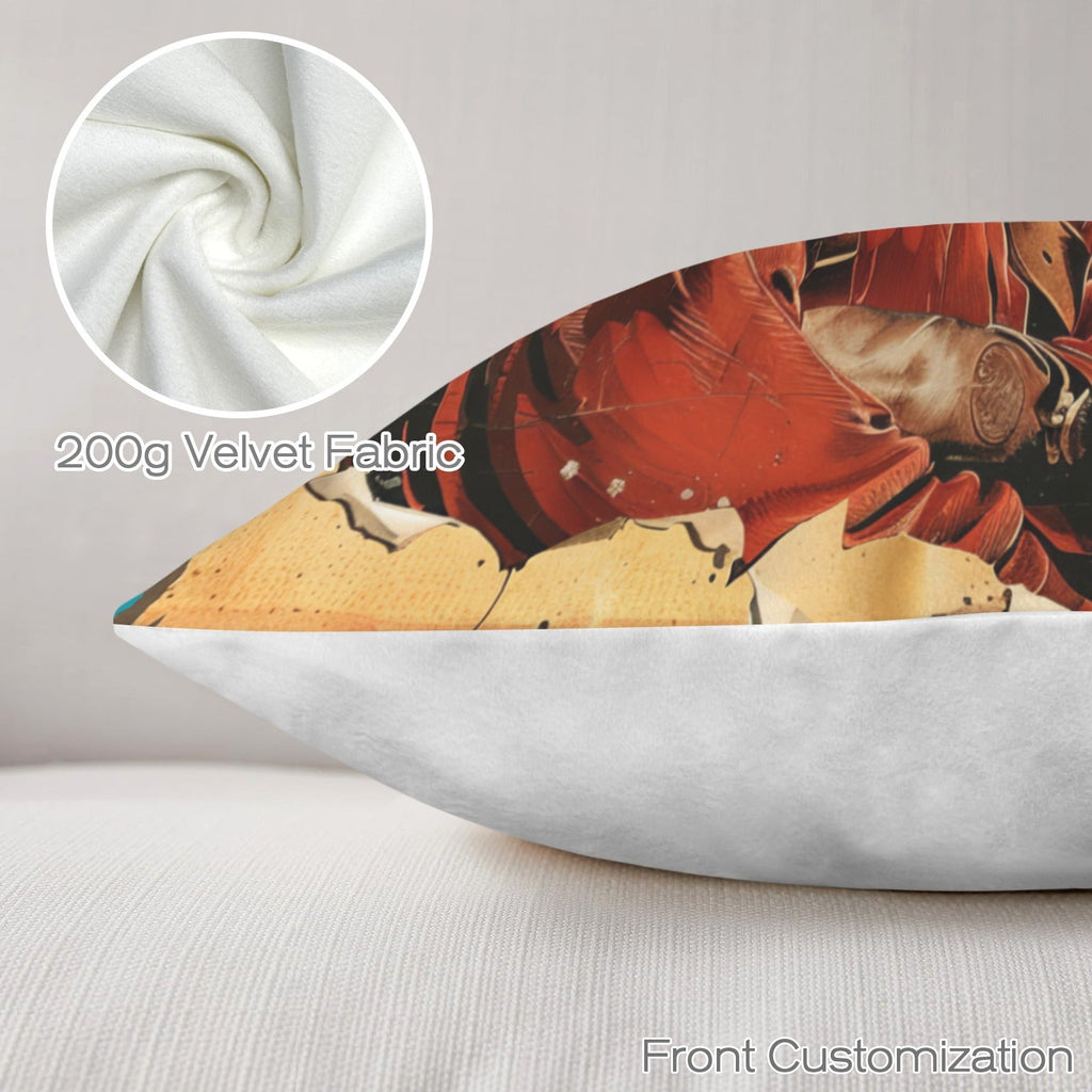 Rugged Cowboy Velvety Soft Pillow Case Made in America Baha Ranch Western Wear