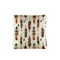 Aztec Feathers Pillow Case Made in America Baha Ranch Western Wear