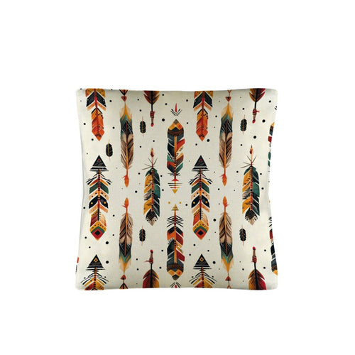 Aztec Feathers Pillow Case Made in America Baha Ranch Western Wear