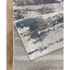 Geometrix GC_DIM1011 Gray 7 ft. 10 in. x 10 ft. 6 in. Contemporary Area Rug with Geometric 3D Effect