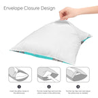 Baha Ranch Turquoise YEEHAW Velvety Soft Pillow Case Made in America Baha Ranch Western Wear