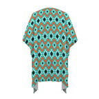Baha Ranch Turquoise Aztec Duster Kimono Coverup Baha Ranch Western Wear