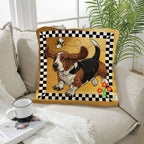 Basset Hound Throw Pillow Case Made in America Baha Ranch Western Wear
