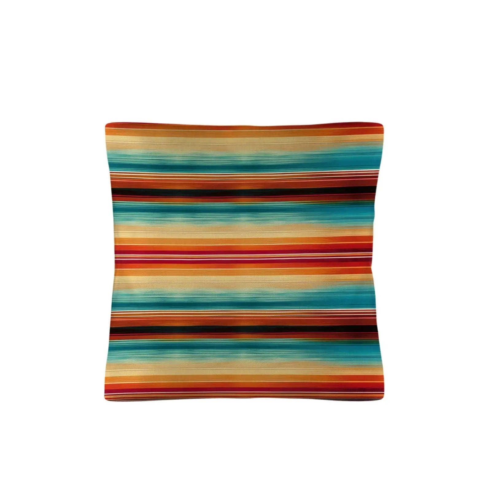 Colores De Mexico Southwest Serape Pillow Case 18x18" Made in America Baha Ranch Western Wear