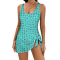 Baha Ranch Cattle Brands Skirted Swimsuit Baha Ranch Western Wear