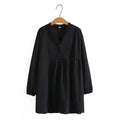 Fashionable Plus Size Women's Skirt Dress With Temperament