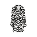 Black Aztec Women's Western Bath Robe Baha Ranch Western Wear