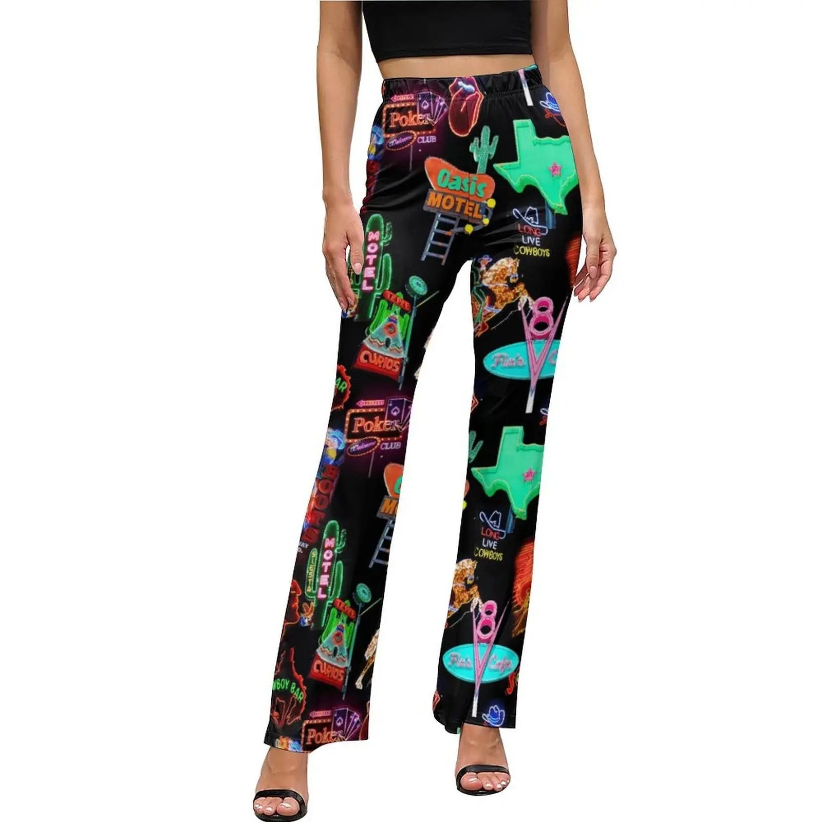 Baha Ranch Neon Vegas Flare Pants Baha Ranch Western Wear