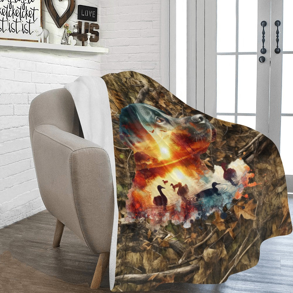 Camo Lab Ultra-Soft Micro Fleece Blanket 60" x 80" Made in America Baha Ranch Western Wear