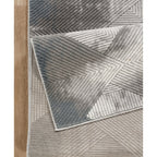 Geometrix GC_DIM1012 Gray 7 ft. 10 in. x 10 ft. 6 in. Contemporary Area Rug with Geometric 3D Effect