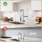 Commercial Single Handle Kitchen Sink Faucet Brushed Nickel Pull Down Sprayer Design