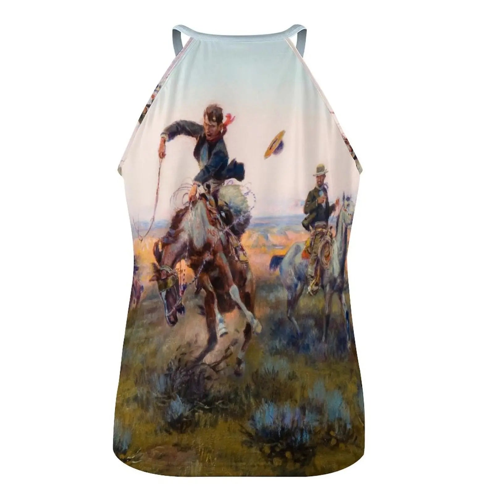 Baha Ranch Vintage Western Cowboy Women's Tank Top Baha Ranch Western Wear