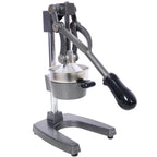 Cast Iron Citrus Juicer, Extra-Large Commercial Grade Manual Hand Press , Heavy Duty Countertop Squeezer for Fresh Orange Juice ,grey color