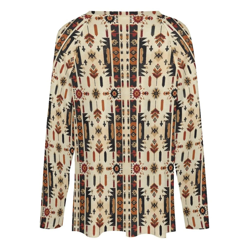 Baha Ranch Aztec Long Sleeve Tee Baha Ranch Western Wear