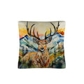 Watercolor Buck Hunting Pillow Case Made In America Baha Ranch Western Wear
