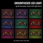 LED Lighted Liquor Bottle Display Bar Shelf RF & App Control 48' 3-Step