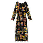 Baha Ranch Vintage Cowboy Collage Western Jumpsuit Baha Ranch Western Wear