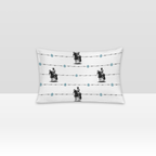Baha Ranch Saddle Up Pillow Case White Made in America Baha Ranch Western Wear