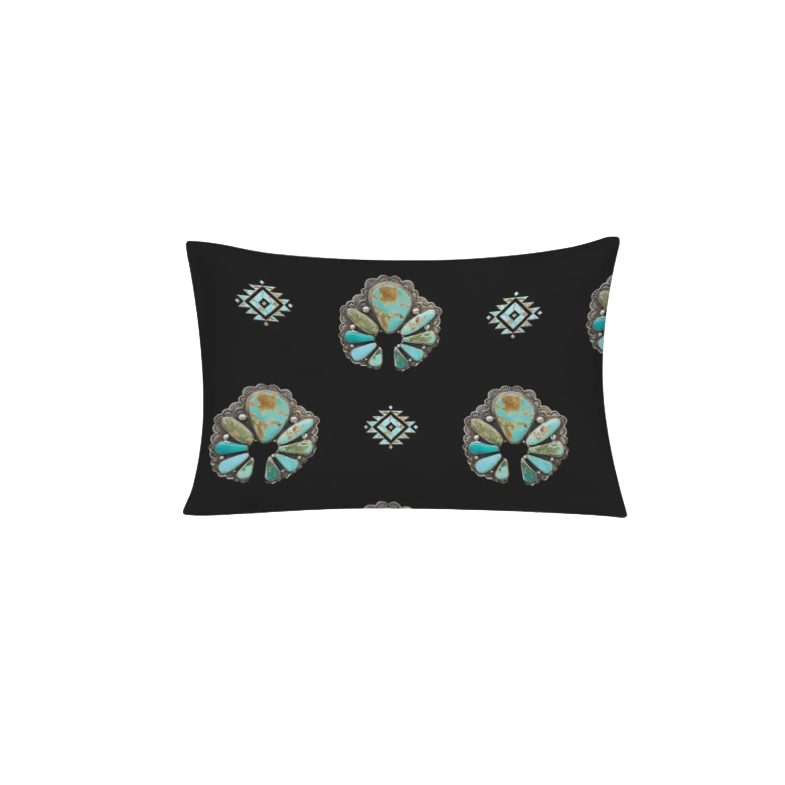 Baha Ranch Turquoise Naja Pillow Case Made in America Baha Ranch Western Wear