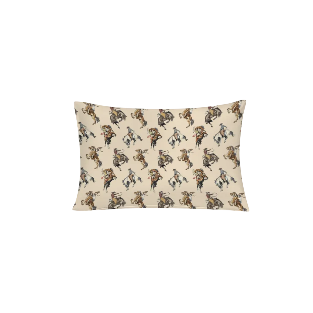 Baha Ranch Vintage Cowgirl Pillow Case Made in America Baha Ranch Western Wear