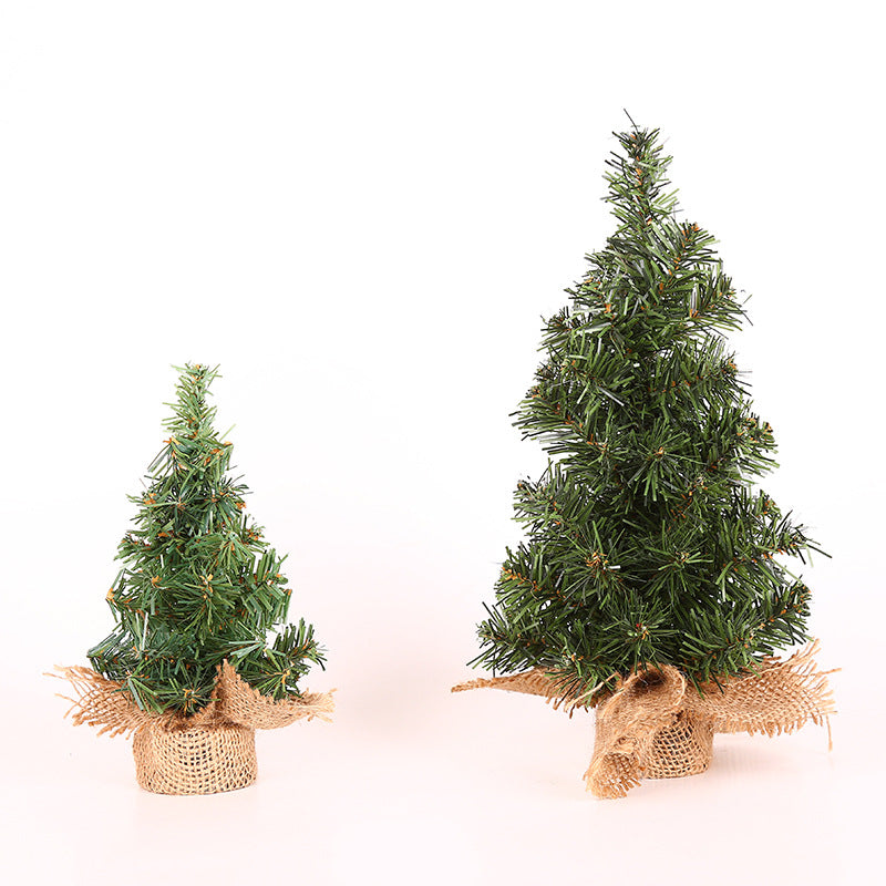 Christmas Tree Linen Bottom Window Table Ornament