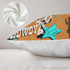 Baha Ranch Howdy Velvety Soft Throw Pillow Case Made in America Baha Ranch Western Wear