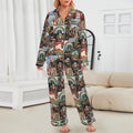 Baha Ranch Colores De Mexico Destination Mexico Satin Pajamas Baha Ranch Western Wear