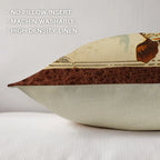 Vintage Cowboy Pillow Case Made in America Baha Ranch Western Wear