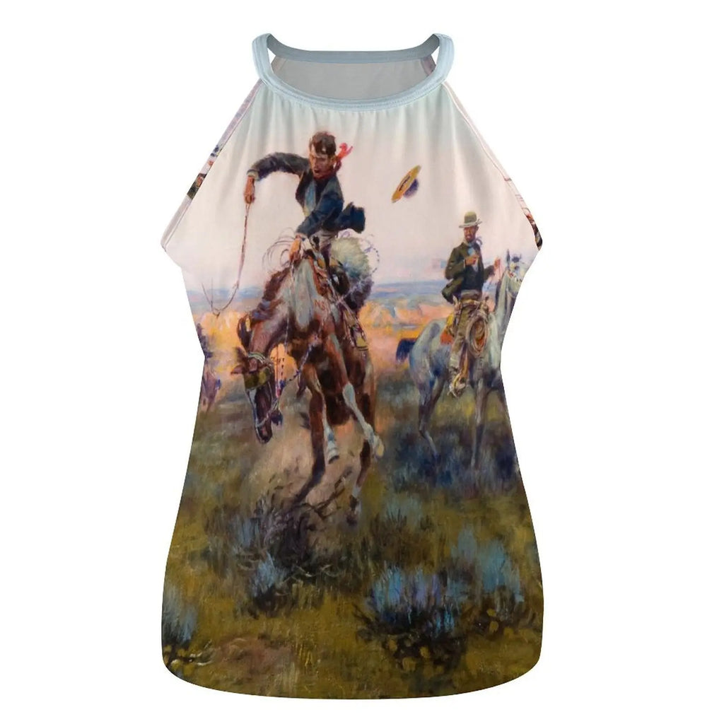 Baha Ranch Vintage Western Cowboy Women's Tank Top Baha Ranch Western Wear